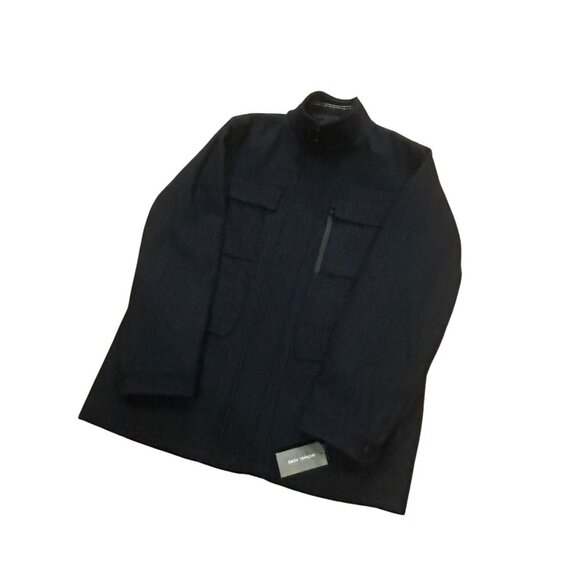 Michael Kors Black Wool Blend Coat Jacket Style MMK13029 Men's Size XL NWT - Picture 4 of 8